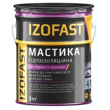 Мастика гідроізоляційна IZOFAST&reg; 3 кг 2202900157039 фото