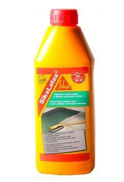 SikaLatex&reg; Добавка універсальна для тонкошарових штукатурок і стяжок (1 кг) 404513 фото