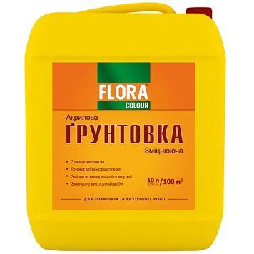 FLORA  грунт акриловий глибокопроникаючий  10кг 4823125203967 фото