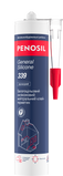 Багатоцільовий силіконовий нейтральний клей-герметик PENOSIL General Silicone 339 310 мл, прозорий H4896 фото